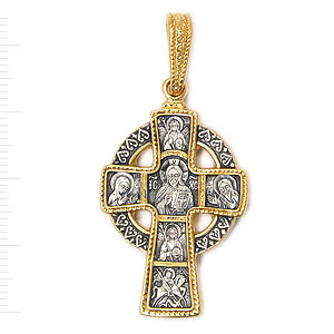 Фотография ювелирного изделия: Подвеска «Нательный крест», Серебро 925
