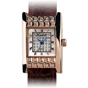 Фотография ювелирного изделия: Наручные часы «Гортензия», 20 фианитов, Золото 585