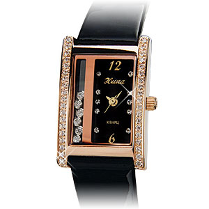 Фотография ювелирного изделия: Наручные часы «Колибри», 38 фианитов, 6 цирконов, Золото 585