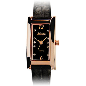 Фотография ювелирного изделия: Наручные часы «Розмарин», 10 фианитов, Золото 585