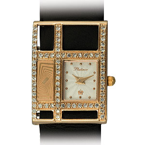 Фотография ювелирного изделия: Наручные часы «Мишель», фианит, Золото 585