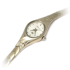 Фотография ювелирного изделия: Наручные часы, 12 бриллиантов 0,12ct, Золото 585