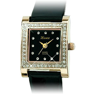 Фотография ювелирного изделия: Наручные часы «Камея», 44 фианита, Золото 585