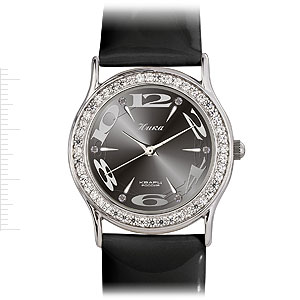 Фотография ювелирного изделия: Наручные часы «Ландыш серебристый», 36 фианитов, Серебро 925