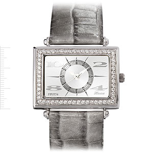 Фотография ювелирного изделия: Наручные часы «Ландыш серебристый», 40 фианитов, Серебро 925