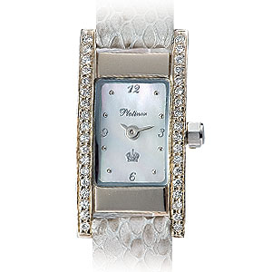 Фотография ювелирного изделия: Наручные часы «Мадлен», бриллиант 0,29ct, Золото 585