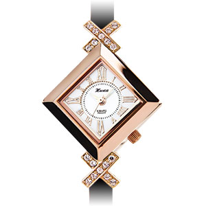 Фотография ювелирного изделия: Наручные часы «Ирис», 18 фианитов, Золото 585