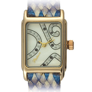 Фотография ювелирного изделия: Наручные часы «Ирена», фианит, Золото 585
