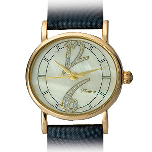 Фотография ювелирного изделия: Наручные часы «Надин», фианит, Золото 585