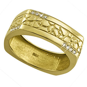 Фотография ювелирного изделия: Кольцо, 64 бриллиантов Кр 57 0,60 ct, Золото 585